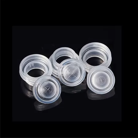 10.5 mm silicone valve with 3 × 3 mm cross slit