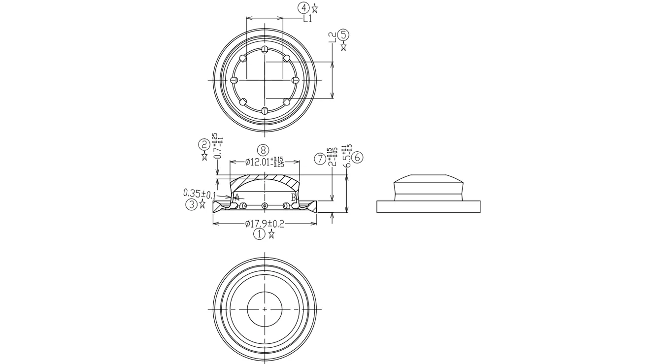 18mm Silicone Sealing Valve Schematic