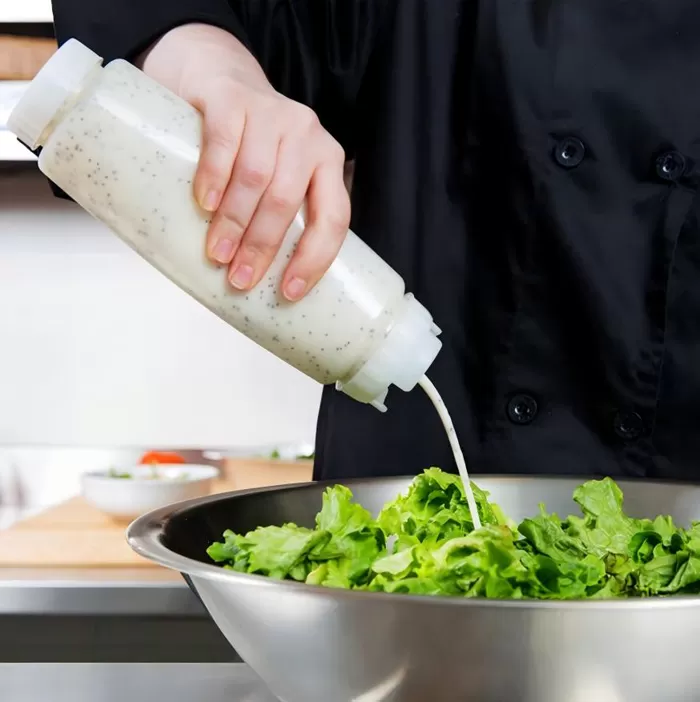 One-Piece Silicone Bottle Valve for Commercial Sauce Dispensing Bottles