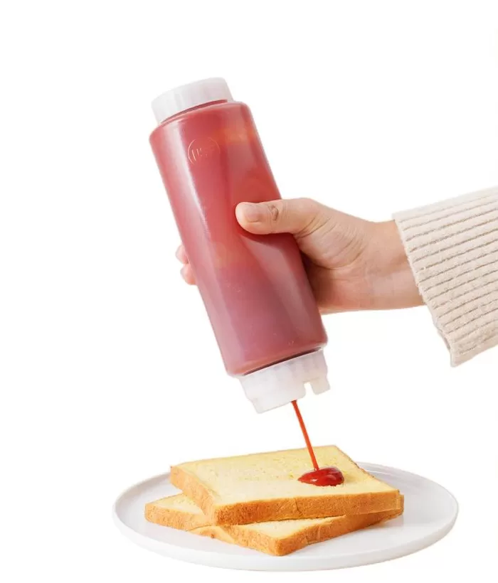 One-Piece Silicone Bottle Valve for Commercial Sauce Dispensing Bottles