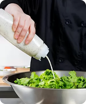 One-Piece Silicone Bottle Valve for Commercial Sauce Dispensing Bottles