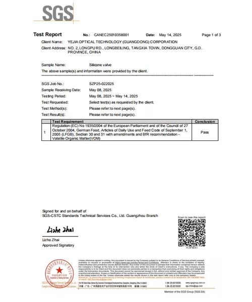 vom testing report