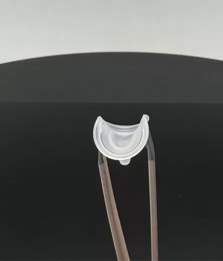 With Pressure Diaphragm Flexes Upward